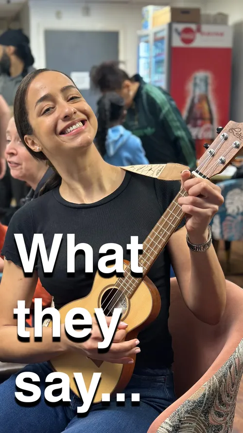 Watch client testimonials video from Happier Music Workshop